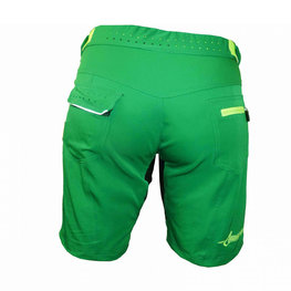 HAVEN Cycling shorts without bib - AMAZON - green/yellow