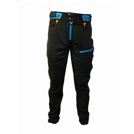 HAVEN Cycling long trousers withot bib - SINGLETRAIL LONG - black/blue