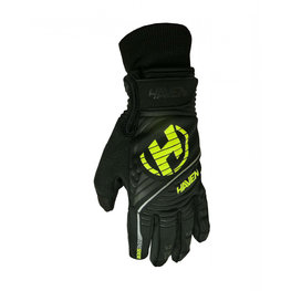 HAVEN Cycling long-finger gloves - DEMO SEVERE - black/green