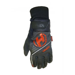 HAVEN Cycling long-finger gloves - DEMO SEVERE - red/black
