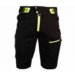 HAVEN Cycling shorts without bib - SINGLETRAIL HMS - black/green