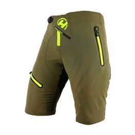 HAVEN Cycling shorts without bib - ENERGY LADY - green/yellow