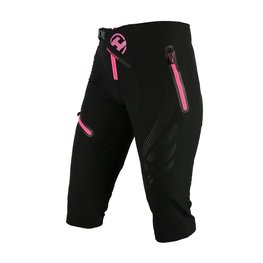 HAVEN Cycling shorts without bib - ENERGY THREEQ 3/4 W - pink/black