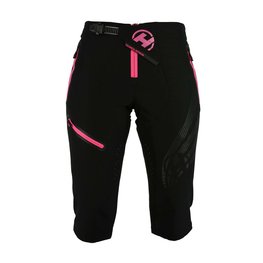 HAVEN Cycling shorts without bib - ENERGY THREEQ 3/4 W - pink/black