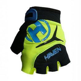 HAVEN Cycling fingerless gloves - DEMO  - green/blue