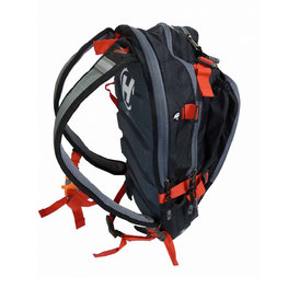 HAVEN backpack - LUMINITE II 18L - black/red