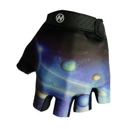 HAVEN Cycling fingerless gloves - DREAM KIDS - black/blue