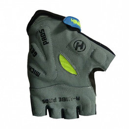 HAVEN Cycling fingerless gloves - DEMO KIDS - green/blue