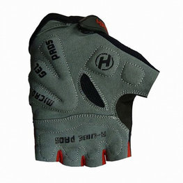 HAVEN Cycling fingerless gloves - DEMO KIDS - red/black