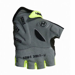 HAVEN Cycling fingerless gloves - DEMO KIDS - green/black