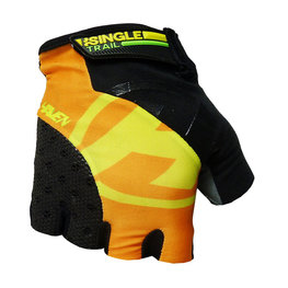 HAVEN Cycling fingerless gloves - SINGLETRAIL - orange/black