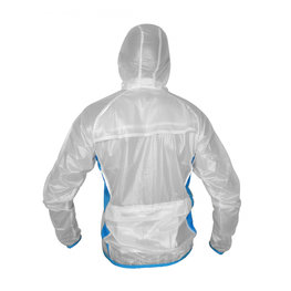 HAVEN Cycling rain jacket - RAINSHIELD - white/blue