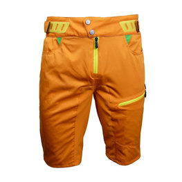 HAVEN Cycling shorts without bib - SINGLETRAIL HMS - orange