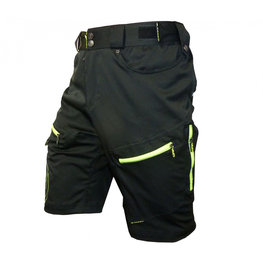 HAVEN Cycling shorts without bib - NAVAHO SLIMFIT - black/green