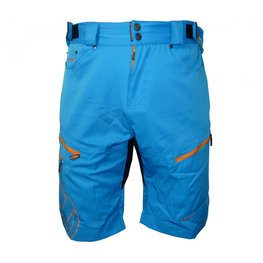 HAVEN Cycling shorts without bib - NAVAHO SLIMFIT - orange/blue