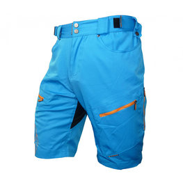 HAVEN Cycling shorts without bib - NAVAHO SLIMFIT - orange/blue