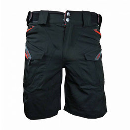 HAVEN Cycling shorts without bib - CUBES BLACKIES - black/red
