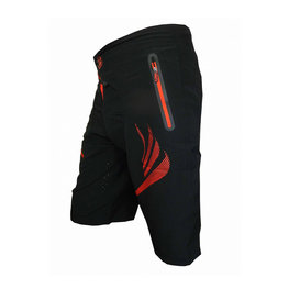 HAVEN Cycling shorts without bib - ENERGIZER - red/black