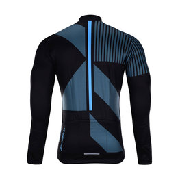 HOLOKOLO Cycling winter long sleeve jersey - TRACE BLUE WINTER - blue/black