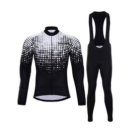 HOLOKOLO Cycling winter set - POLAR WINTER  - white/black