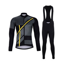 HOLOKOLO Cycling winter set - TRACE WINTER  - yellow/black