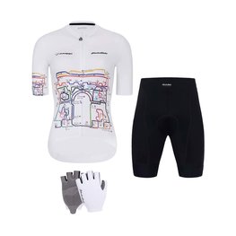 HOLOKOLO Cycling mega sets - MAAPPI II. ELITE L - black/multicolour/white