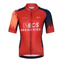 BONAVELO Cycling short sleeve jersey - INEOS 2025 KIDS - red/blue