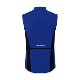 HOLOKOLO Cycling gilet - WIND/RAIN - blue
