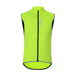 HOLOKOLO Cycling gilet - WIND/RAIN - yellow