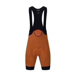 HOLOKOLO Cycling bib shorts - ELITE - brown/black
