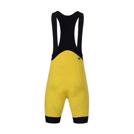 HOLOKOLO Cycling bib shorts - ELITE - yellow/black
