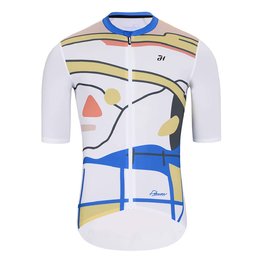 HOLOKOLO Cycling short sleeve jersey - HORIZON ELITE - white/multicolour