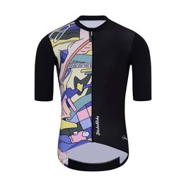 HOLOKOLO Cycling short sleeve jersey - ESCAPE ELITE - multicolour/black