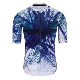 HOLOKOLO Cycling short sleeve jersey - TRACES ELITE - blue/white