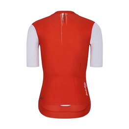 HOLOKOLO Cycling short sleeve jersey - VIBES LADY - white/red
