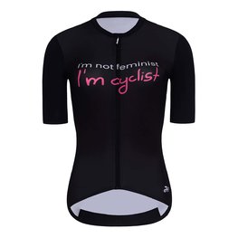 HOLOKOLO Cycling short sleeve jersey and shorts - CYCLIST ELITE LADY - black