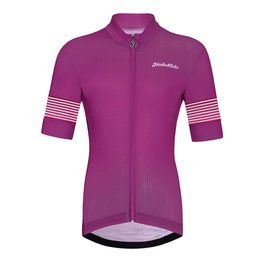 HOLOKOLO Cycling short sleeve jersey - FLOW JUNIOR - pink/multicolour