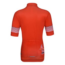 HOLOKOLO Cycling short sleeve jersey - FLOW JUNIOR - multicolour/red