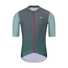 HOLOKOLO Cycling short sleeve jersey - INFINITY - red/grey
