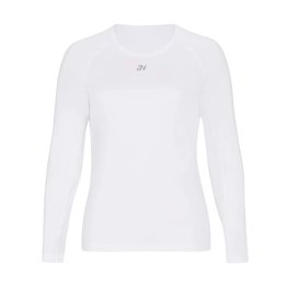HOLOKOLO Cycling long sleeve t-shirt - SNUGGLE LADY - white