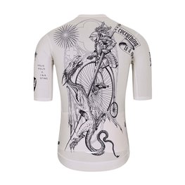 HOLOKOLO Cycling short sleeve jersey - TATTOO ELITE - black/ivory