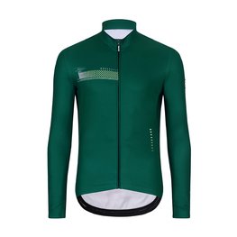 HOLOKOLO Cycling long sleeve jersey and bibtights - VIBES WINTER - black/green