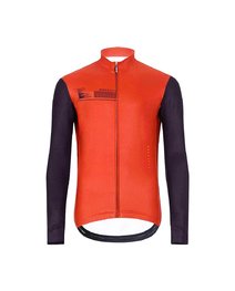 HOLOKOLO Cycling long sleeve jersey and bibtights - VIBES WINTER - black/red