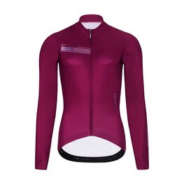 HOLOKOLO Cycling long sleeve jersey and bibtights - VIBES LADY WINTER - pink/black