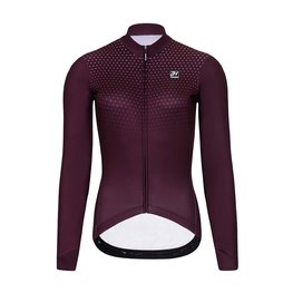 HOLOKOLO Cycling long sleeve jersey and bibtights - STARLIGHT LADY W - purple/black
