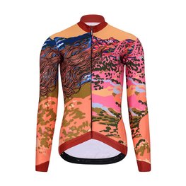 HOLOKOLO Cycling long sleeve jersey and bibtights - FREE LADY WINTER - multicolour/black