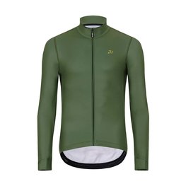 HOLOKOLO Cycling long sleeve jersey and bibtights - PHANTOM WINTER - black/green