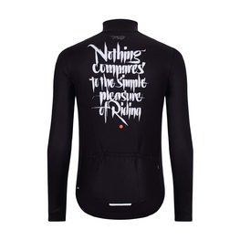 HOLOKOLO Cycling winter long sleeve jersey - STREETBEAT WINTER - white/black