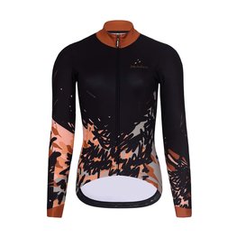 HOLOKOLO Cycling long sleeve jersey and bibtights - CAMOUFLAGE LADY W - brown/black