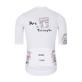 HOLOKOLO Cycling short sleeve jersey - MAAPPI II. ELITE - white/multicolour